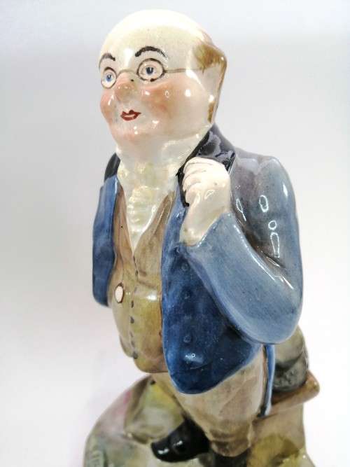 Rare Antique Crown Staffordshire Dickens figurines Mr. Pickwick