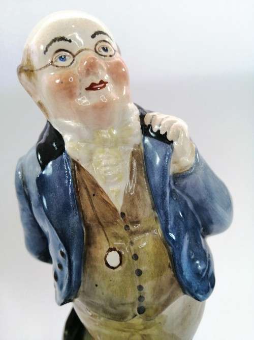 Rare Antique Crown Staffordshire Dickens figurines Mr. Pickwick