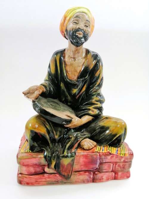Royal Doulton Porcelain Figurine, Mendicant HN1365 Hand Painted Seated Man