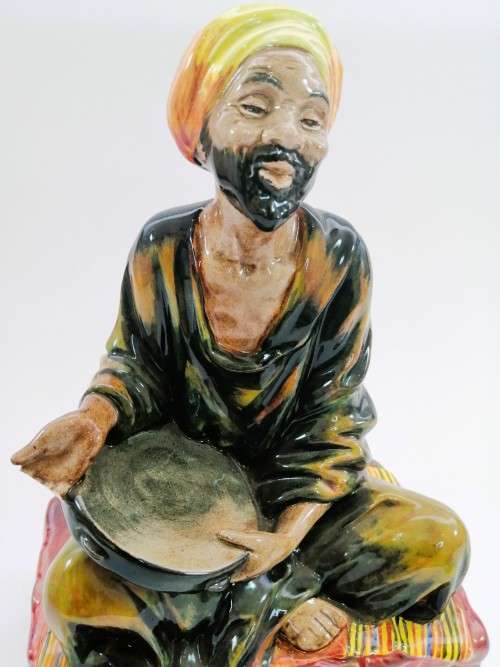 Royal Doulton Porcelain Figurine, Mendicant HN1365 Hand Painted Seated Man