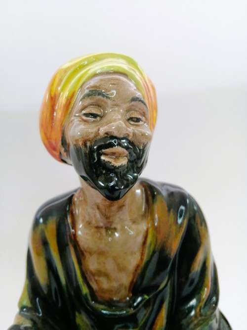 Royal Doulton Porcelain Figurine, Mendicant HN1365 Hand Painted Seated Man