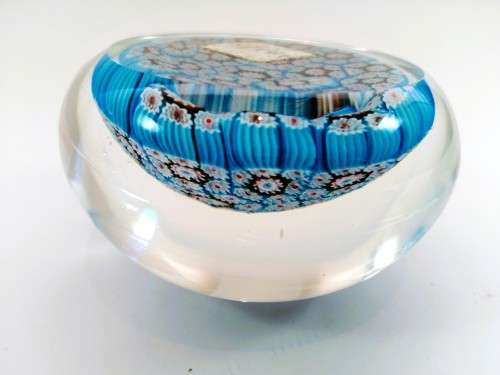 Stunning Large Murano art glass paperweight MILLEFIORE