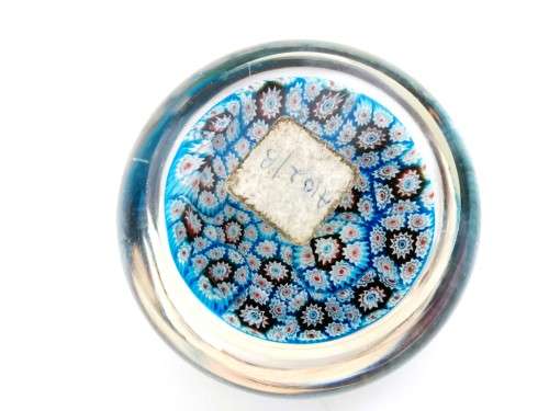 Stunning Large Murano art glass paperweight MILLEFIORE