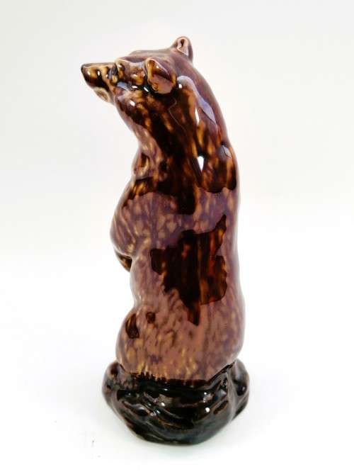 `Beswick` Scotch Whisky Bear Miniature Decanter Full