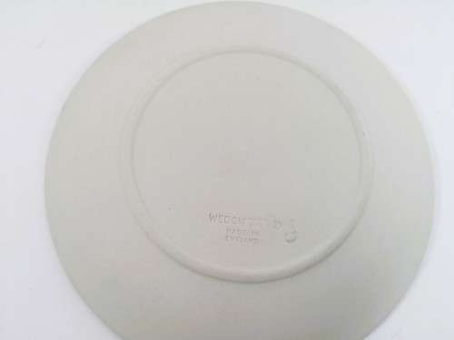Wedgwood White Jasper with Blue Round Plate