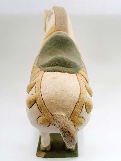 Large Porcelain Tang Dynasty Style, Porcelain War Horse