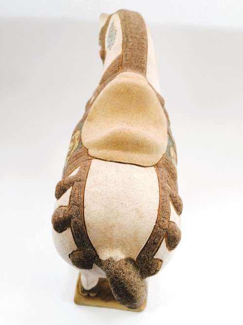 Large Porcelain Tang Dynasty Style, Porcelain War Horse