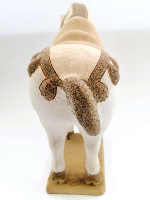 Large Porcelain Tang Dynasty Style, Porcelain War Horse