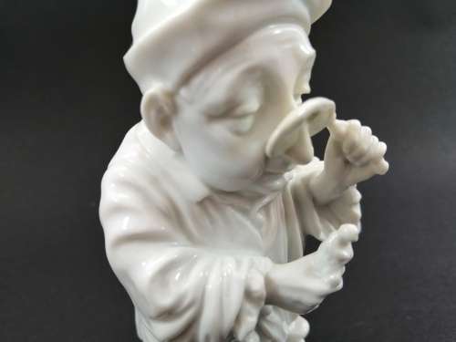 Fabulous Capodimonte Ginori blanc-de-chine `Mansion House Dwarf figurines