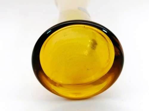 Delicate Amber Glass tall thin jug