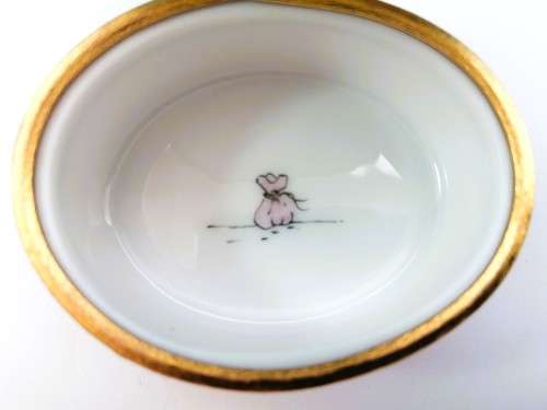 Limoges France Trinket Box My First Tooth Mouse Ltd Peint Main Marque