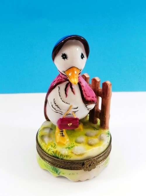 Limoges France Beatrix Potter Jemima Puddleduck Je Peint Main Marque