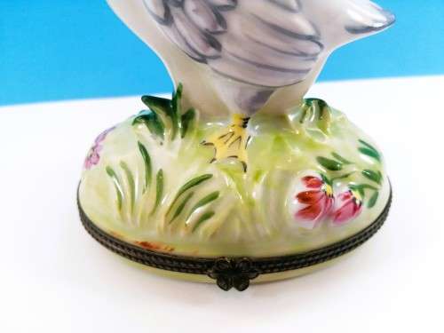 Limoges France Dubarry Large Goose Je Peint Main Marque