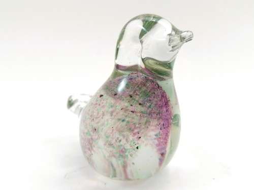 Vintage Murano Duck with colour