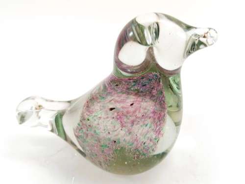 Vintage Murano Duck with colour