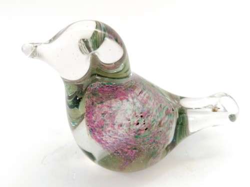 Vintage Murano Duck with colour