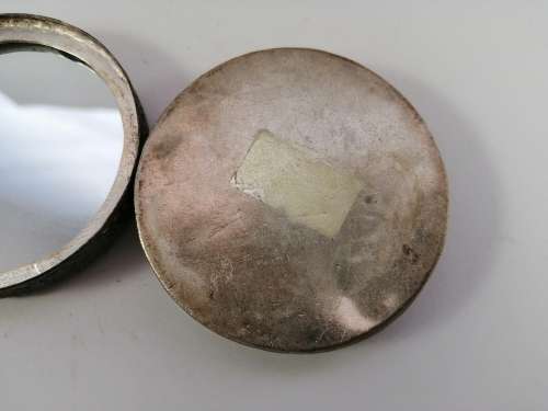 Vintage Oriental Silver and Enamel Trinket Box