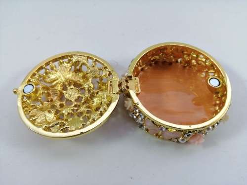 Beautiful Jeweled and enameled Trinket Box