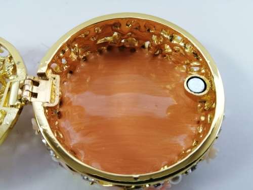 Beautiful Jeweled and enameled Trinket Box