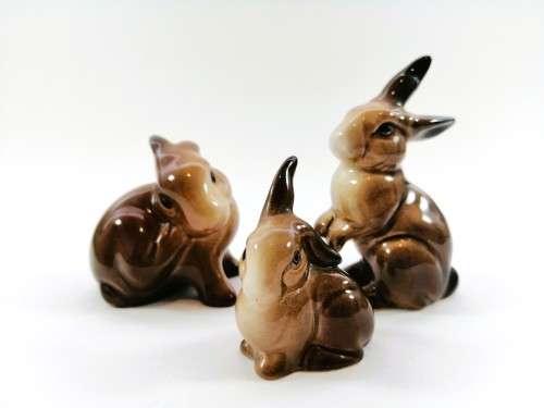 Vintage Beswick Rabbits Made in England