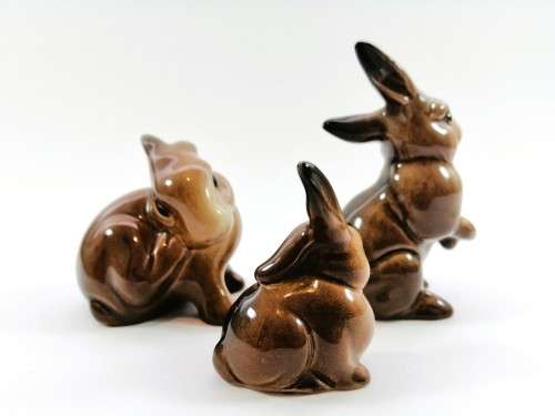 Vintage Beswick Rabbits Made in England