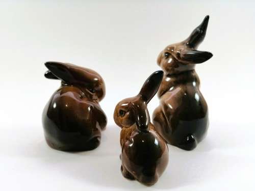 Vintage Beswick Rabbits Made in England