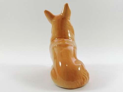 Vintage ceramic Figurine Sylvac Dog Corgi 3128 Collectable England