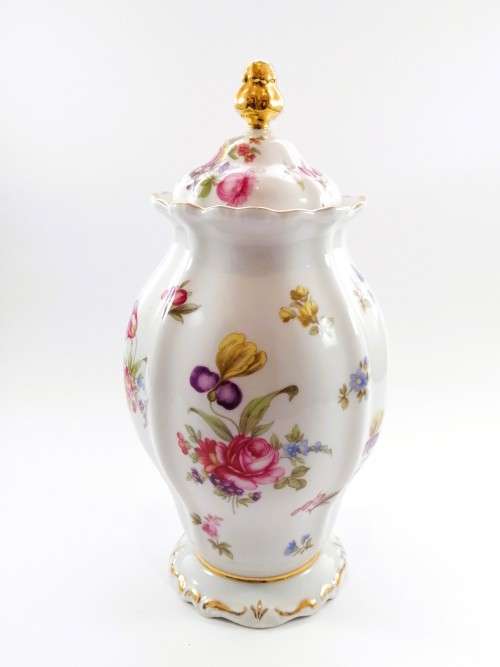 Beautiful RSA Huguenot Art Studio Fine China Large Lidded Jar