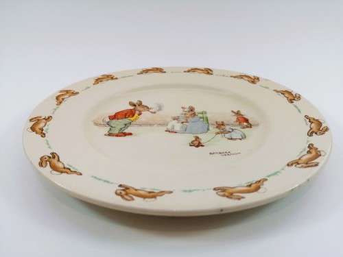 Royal Doulton BUNNYKINS 1937 - 1953  Plate signed