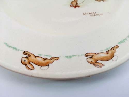 Royal Doulton BUNNYKINS 1937 - 1953  Plate signed