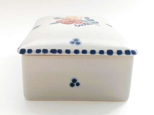 Poole Pottery Hand Painted Trinket Box 1959-1967