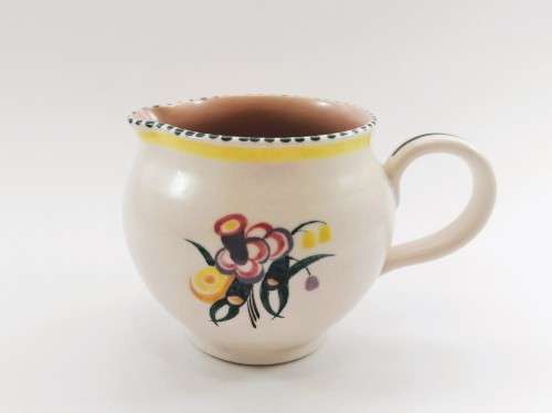 Poole Pottery Hand Painted Jug 1940`s