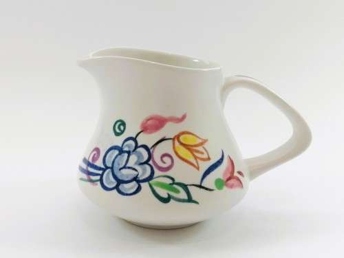 Poole Pottery Hand Painted Jug 1940`s