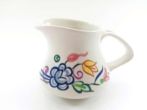 Poole Pottery Hand Painted Jug 1940`s