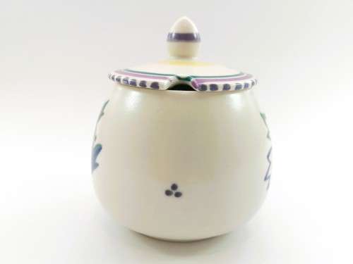 Poole Pottery Hand Painted Lidded Pot 1959-1967