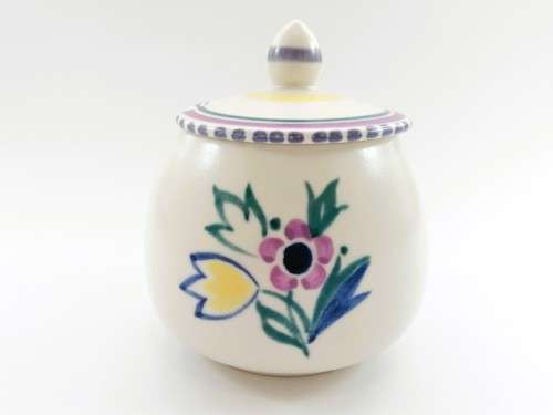 Poole Pottery Hand Painted Lidded Pot 1959-1967