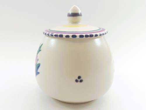 Poole Pottery Hand Painted Lidded Pot 1959-1967