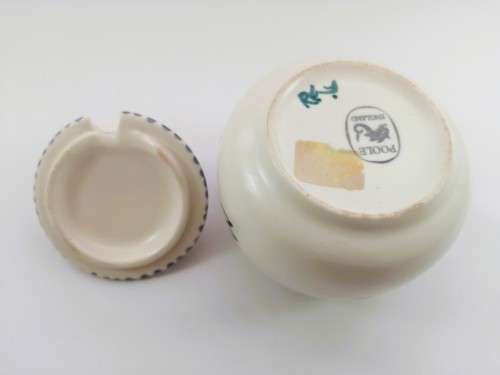 Poole Pottery Hand Painted Lidded Pot 1959-1967