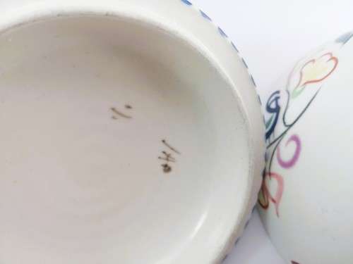 Poole Pottery Hand Painted Lidded dish 1959-1967