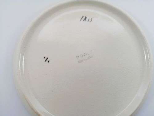 Poole Pottery Hand Painted Coaster