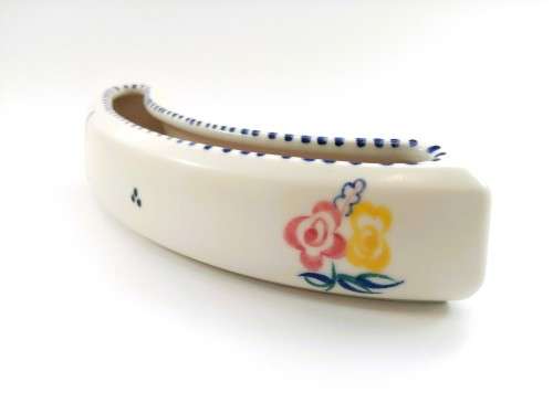Poole Pottery Hand Painted Half moon possi trough 1959-1967