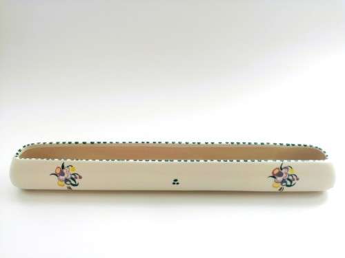 Poole Pottery Hand Painted Long possi trough 1970`s