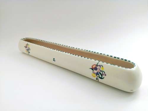 Poole Pottery Hand Painted Long possi trough 1970`s