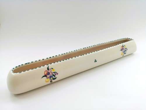 Poole Pottery Hand Painted Long possi trough 1970`s