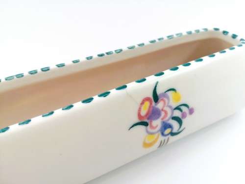 Poole Pottery Hand Painted Long possi trough 1970`s