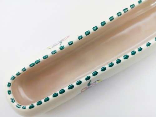 Poole Pottery Hand Painted Long possi trough 1970`s