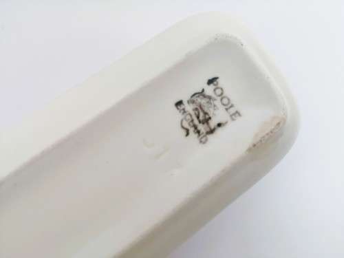 Poole Pottery Hand Painted Long possi trough 1970`s