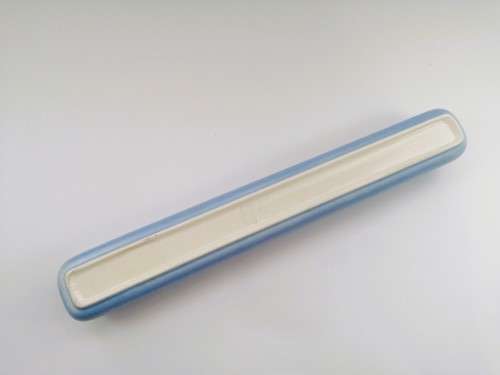 Poole Pottery Hand Painted Long blue possi trough 1940`s