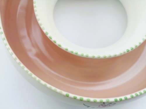 Poole Pottery Hand Painted Large Possi Bowl 1940`s