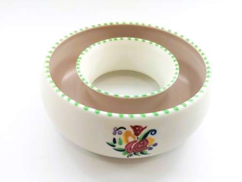 Poole Pottery Hand Painted Round Possi Bowl 1970`s